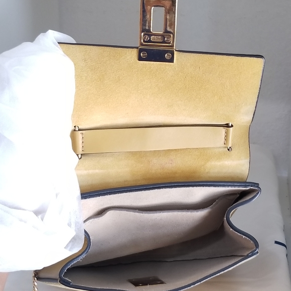 Lovely Auth  CHLOE Drew small Crossbody Leather and suede bag - Picture 12 of 16